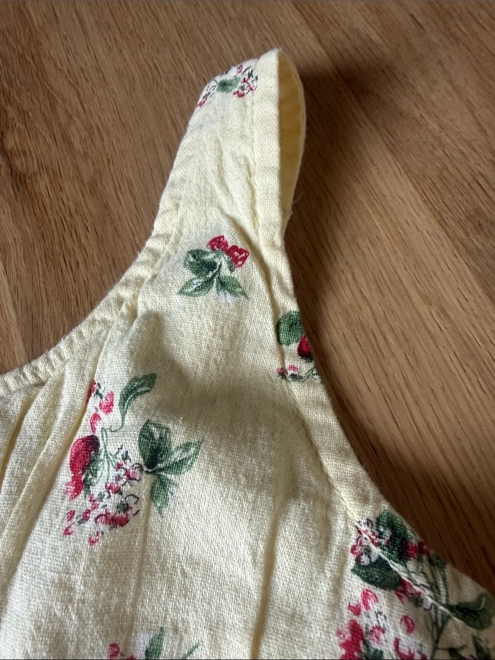 NWT abercrombie kids Cream Floral Sundress with Pink & Green Accents